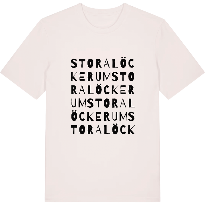 Stora Löckerum ordlek t-shirt – t-shirt från PinShirt