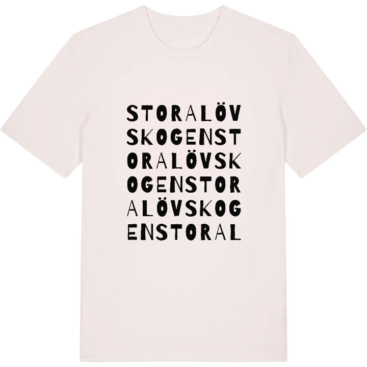 Stora Lövskogen ordlek t-shirt – t-shirt från PinShirt