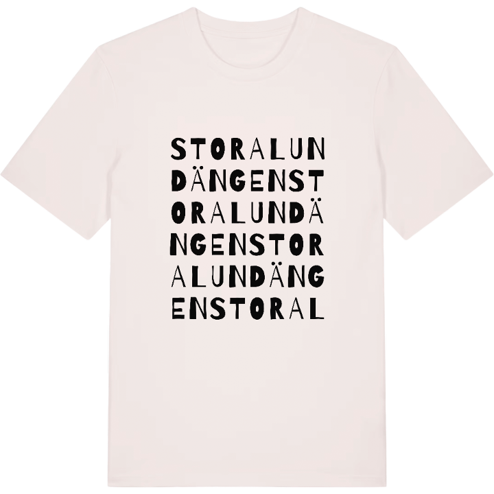 Stora Lundängen ordlek t-shirt – t-shirt från PinShirt