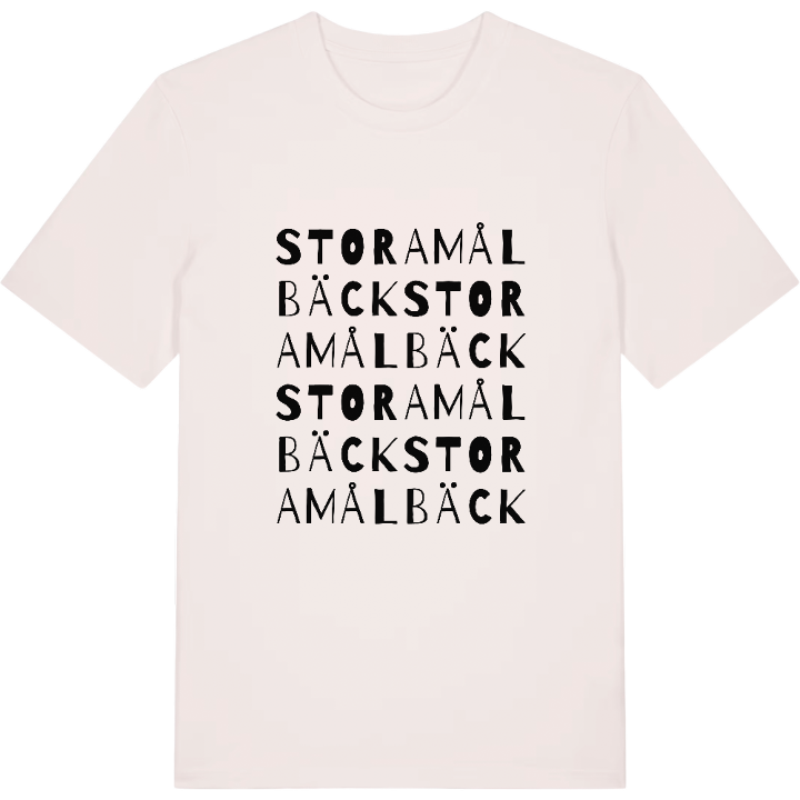 Stora Målbäck ordlek t-shirt – t-shirt från PinShirt