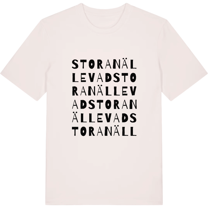 Stora Nällevad ordlek t-shirt – t-shirt från PinShirt
