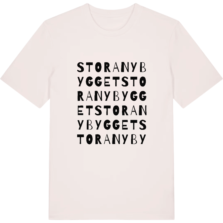Stora Nybygget ordlek t-shirt – t-shirt från PinShirt