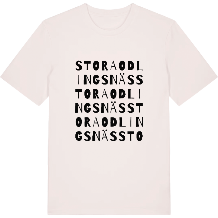 Stora Odlingsnäs ordlek t-shirt – t-shirt från PinShirt