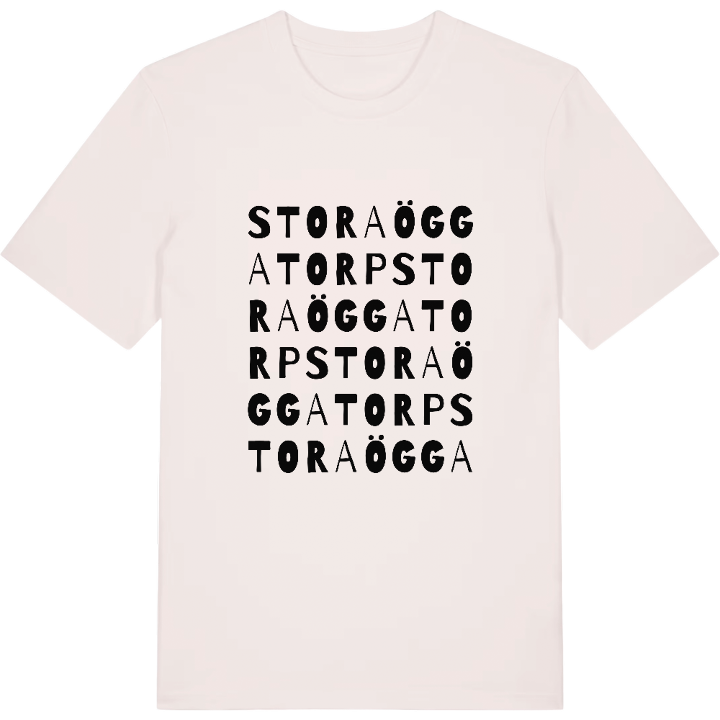 Stora Öggatorp ordlek t-shirt – t-shirt från PinShirt