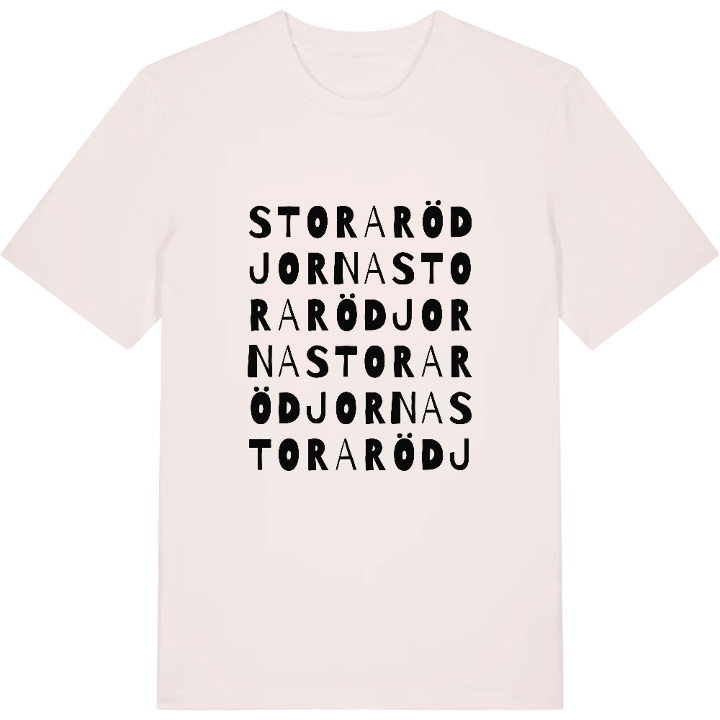 Stora Rödjorna ordlek t-shirt – t-shirt från PinShirt
