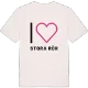 Jag älskar Stora rör t-shirt stort tryck