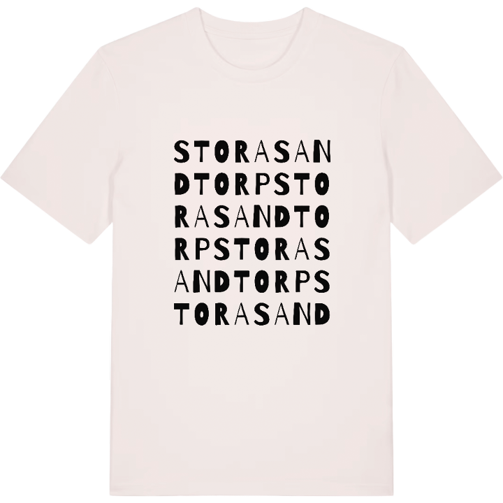 Stora Sandtorp ordlek t-shirt – t-shirt från PinShirt