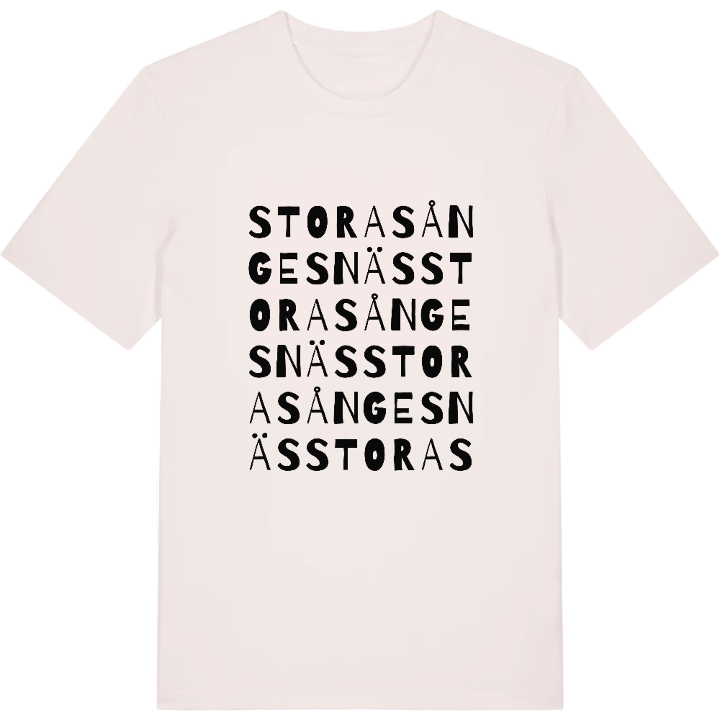 Stora Sångesnäs ordlek t-shirt – t-shirt från PinShirt