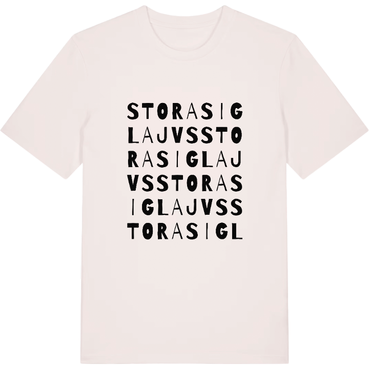 Stora Siglajvs ordlek t-shirt – t-shirt från PinShirt