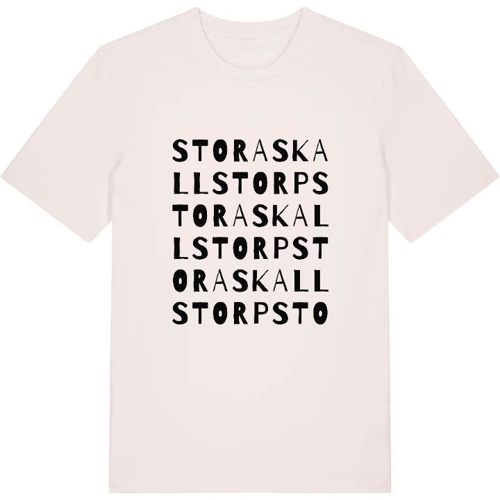 Stora Skallstorp ordlek t-shirt – t-shirt från PinShirt