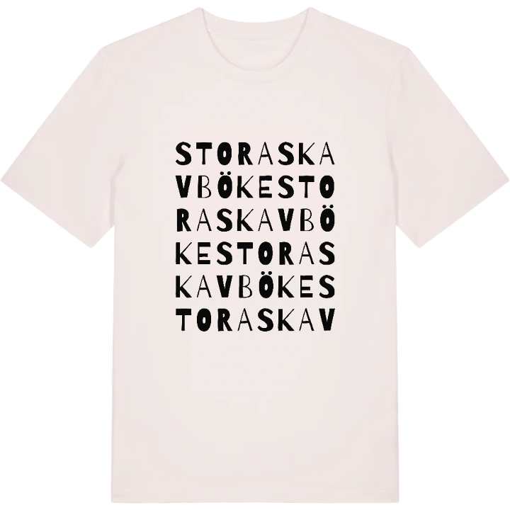 Stora Skavböke ordlek t-shirt – t-shirt från PinShirt
