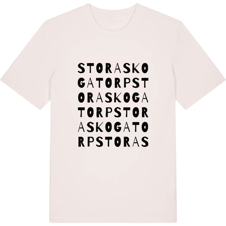 Stora Skogatorp ordlek t-shirt – t-shirt från PinShirt