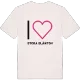 Jag älskar Stora Släntom t-shirt stort tryck