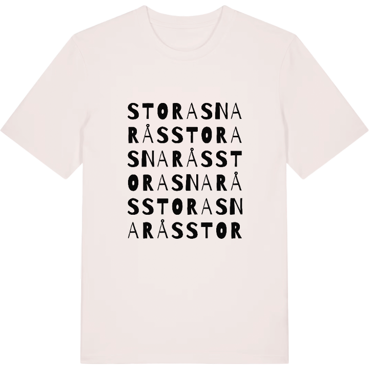 Stora Snarås ordlek t-shirt – t-shirt från PinShirt