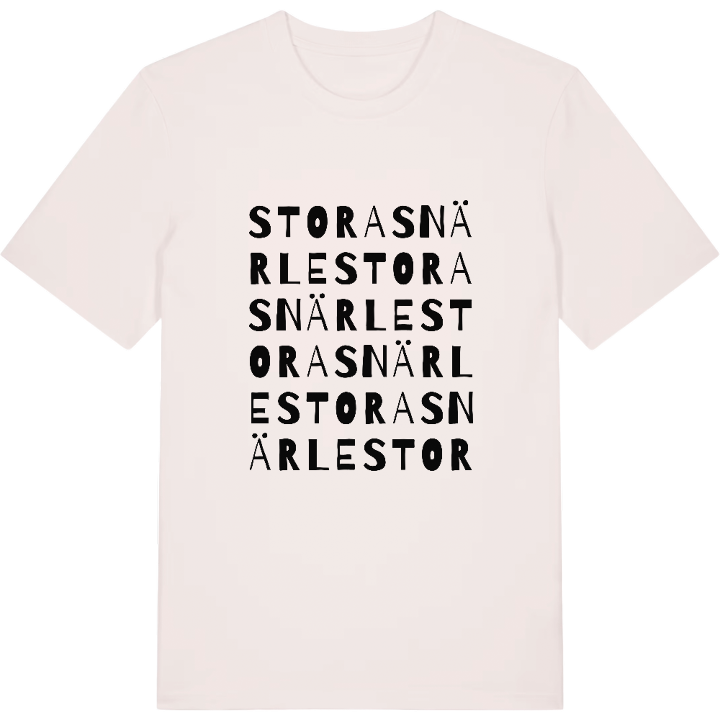Stora Snärle ordlek t-shirt – t-shirt från PinShirt