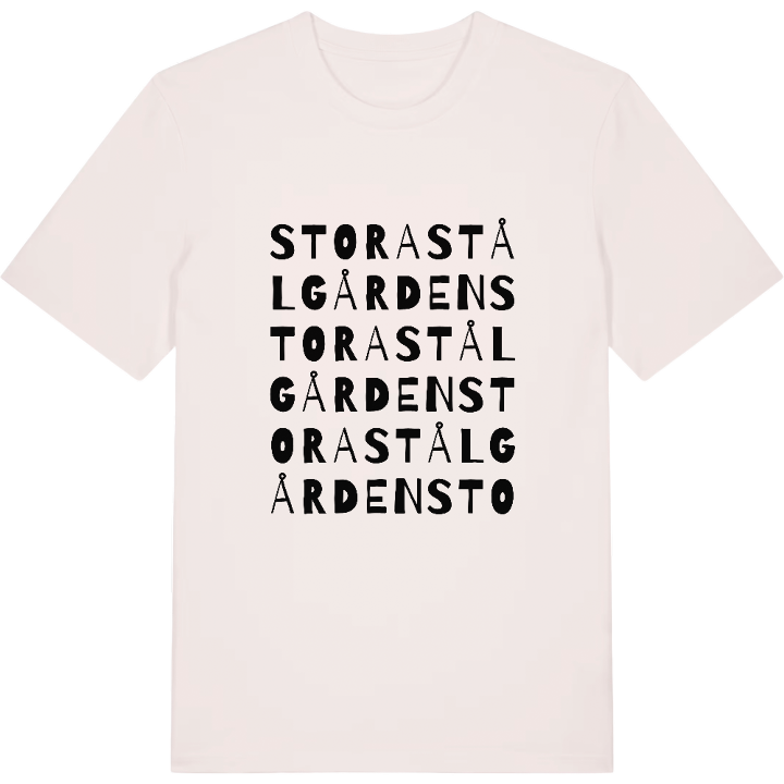 Stora Stålgården ordlek t-shirt – t-shirt från PinShirt