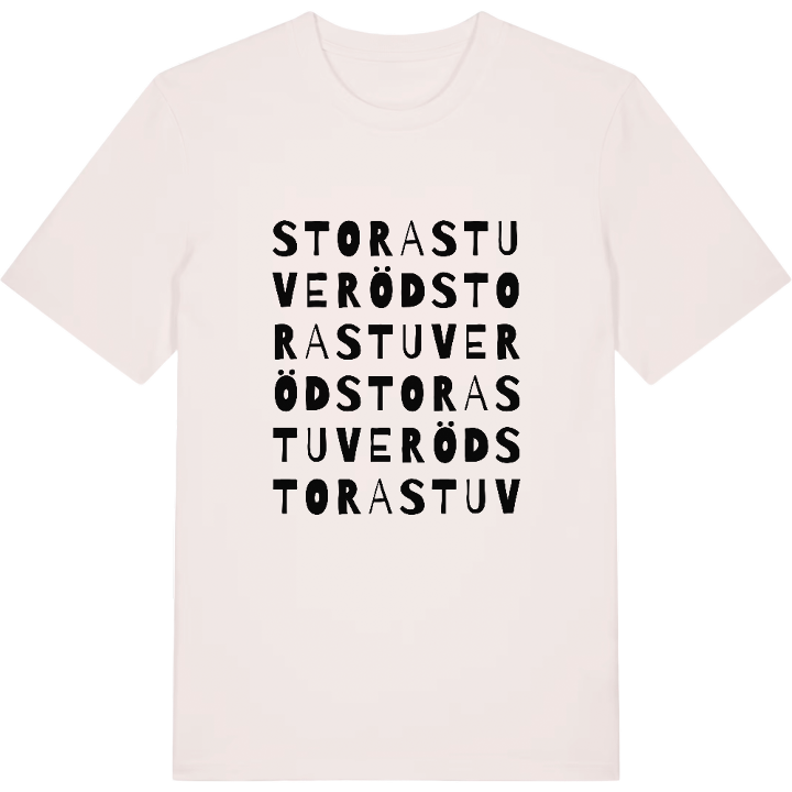 Stora Stuveröd ordlek t-shirt – t-shirt från PinShirt