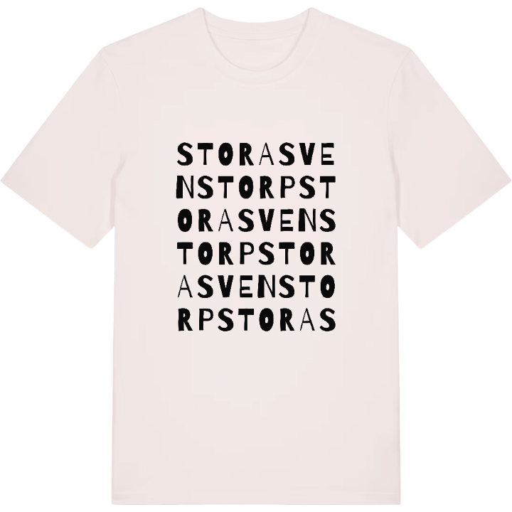 Stora Svenstorp ordlek t-shirt – t-shirt från PinShirt