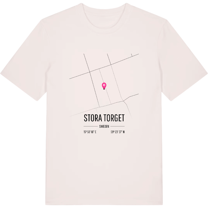 Stora Torget karta t-shirt – t-shirt från PinShirt