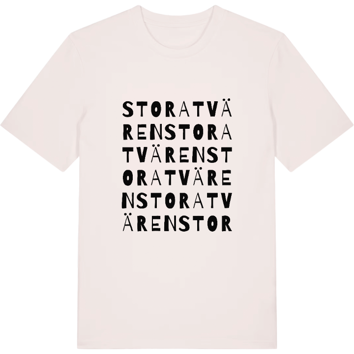 Stora Tvären ordlek t-shirt – t-shirt från PinShirt