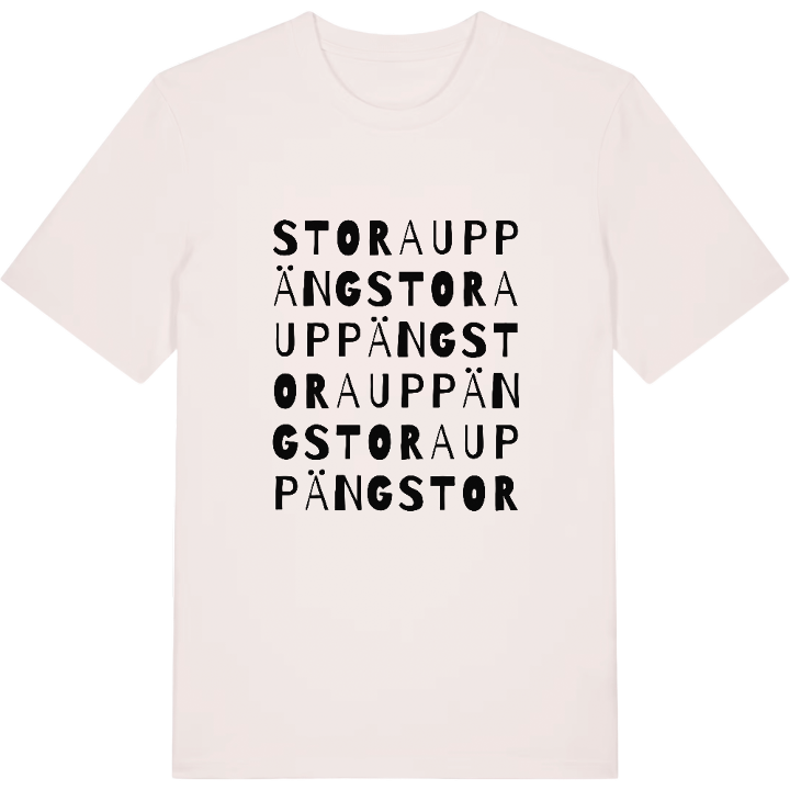 Stora Uppäng ordlek t-shirt – t-shirt från PinShirt