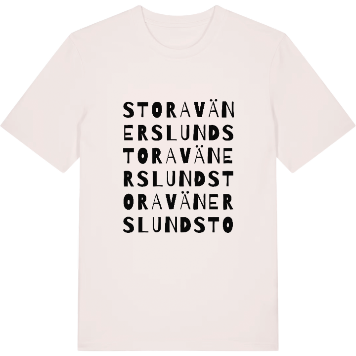 Stora Vänerslund ordlek t-shirt – t-shirt från PinShirt