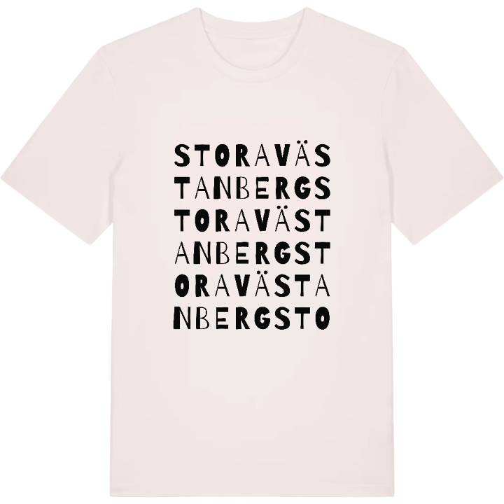 Stora Västanberg ordlek t-shirt – t-shirt från PinShirt