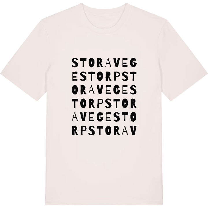 Stora Vegestorp ordlek t-shirt – t-shirt från PinShirt