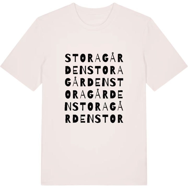Storagården ordlek t-shirt – t-shirt från PinShirt