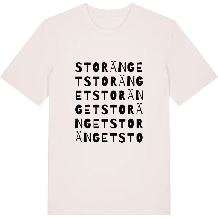 Storänget ordlek t-shirt – t-shirt från PinShirt