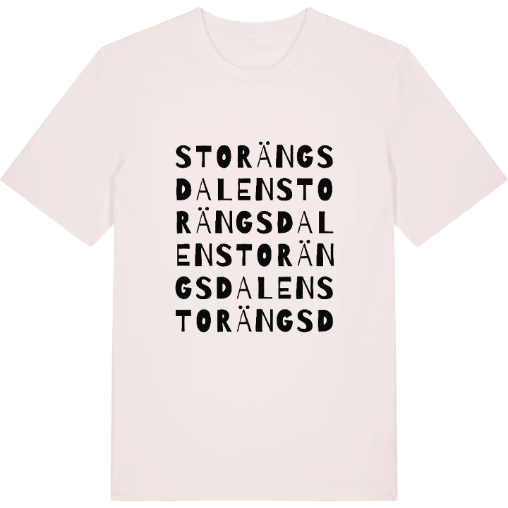 Storängsdalen ordlek t-shirt – t-shirt från PinShirt