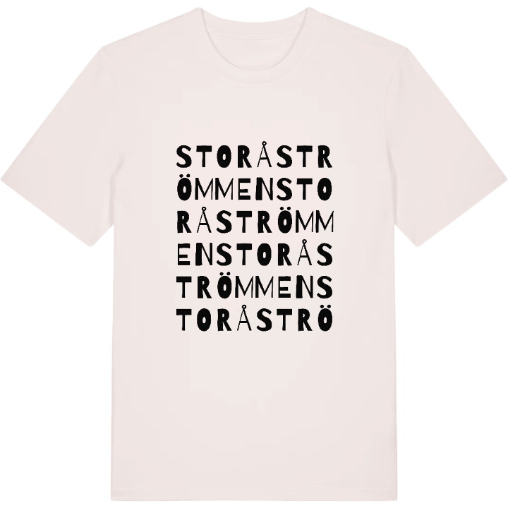 Storåströmmen ordlek t-shirt – t-shirt från PinShirt