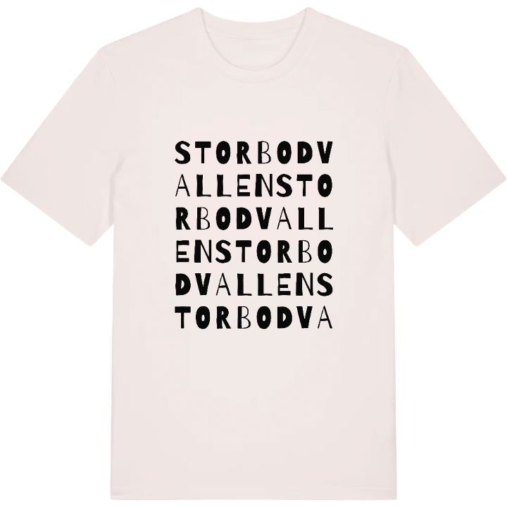 Storbodvallen ordlek t-shirt – t-shirt från PinShirt