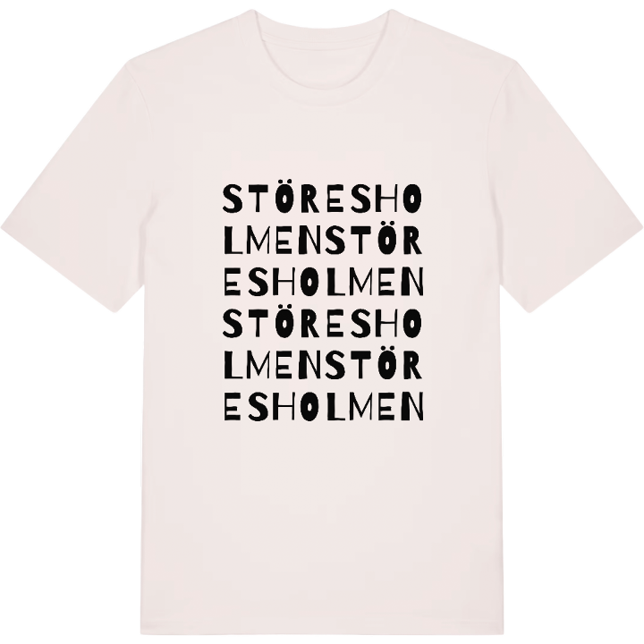 Störesholmen ordlek t-shirt – t-shirt från PinShirt