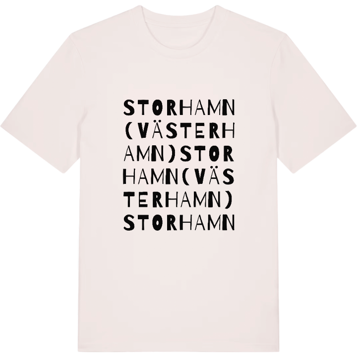 Storhamn (Västerhamn) ordlek t-shirt – t-shirt från PinShirt