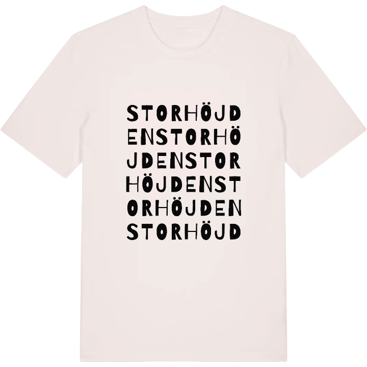 Storhöjden ordlek t-shirt – t-shirt från PinShirt