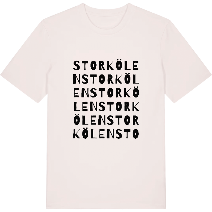 Storkölen ordlek t-shirt – t-shirt från PinShirt