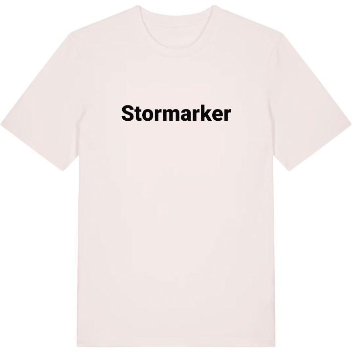 Stormarker fetstil t-shirt – t-shirt från PinShirt