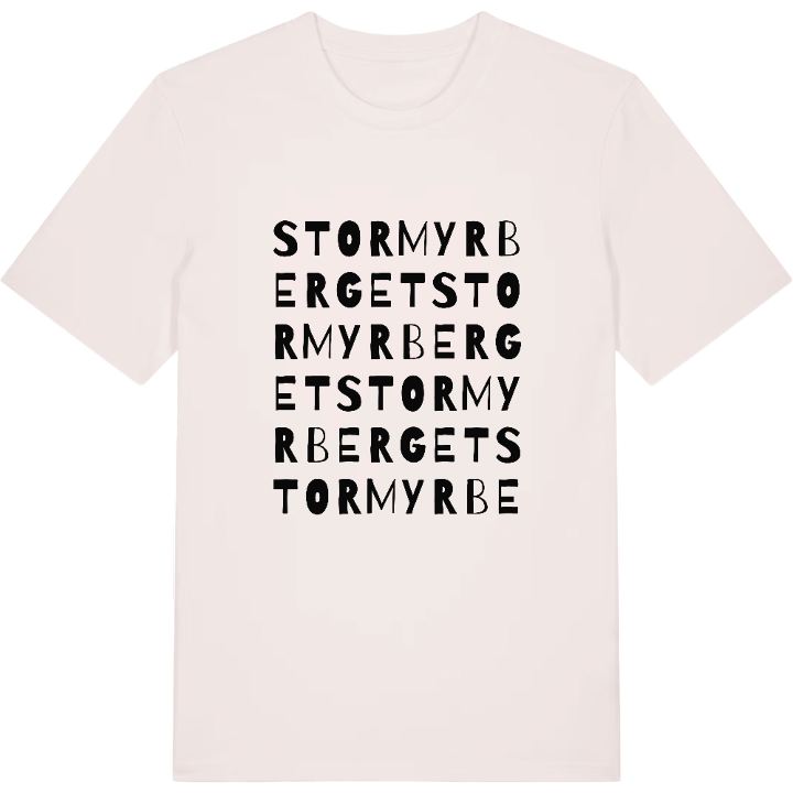 Stormyrberget ordlek t-shirt – t-shirt från PinShirt