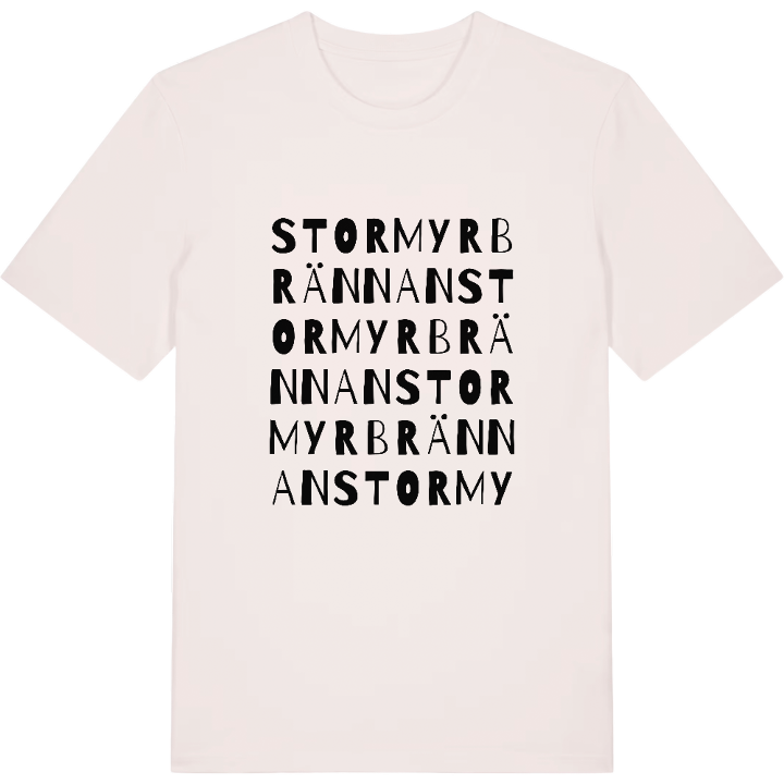 Stormyrbrännan ordlek t-shirt – t-shirt från PinShirt