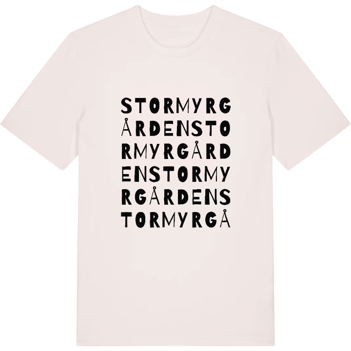 Stormyrgården ordlek t-shirt – t-shirt från PinShirt