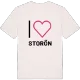 Jag älskar Storön t-shirt stort tryck