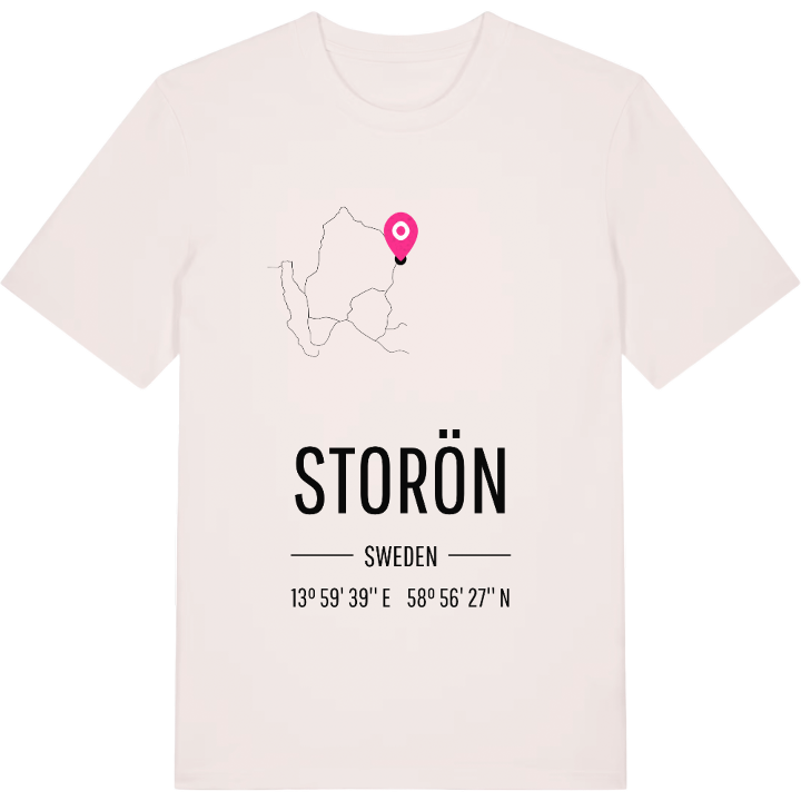 Storön karta t-shirt – t-shirt från PinShirt