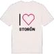 Jag älskar Storön t-shirt stort tryck