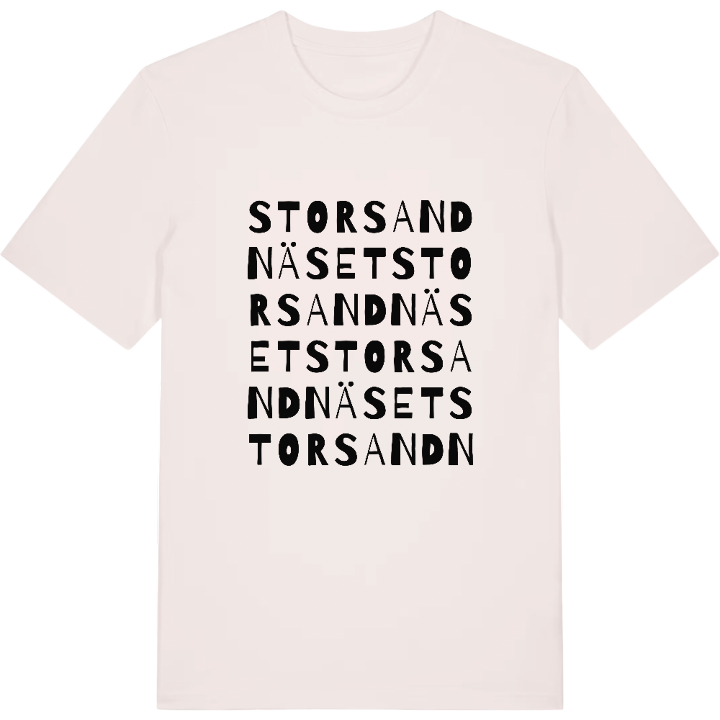Storsandnäset ordlek t-shirt – t-shirt från PinShirt