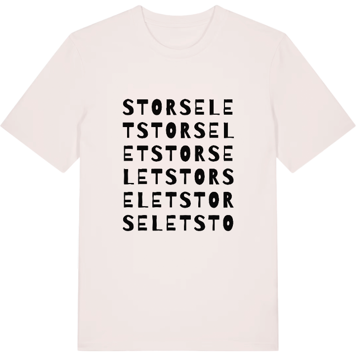 Storselet ordlek t-shirt – t-shirt från PinShirt