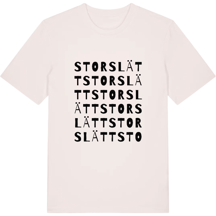 Storslätt ordlek t-shirt – t-shirt från PinShirt