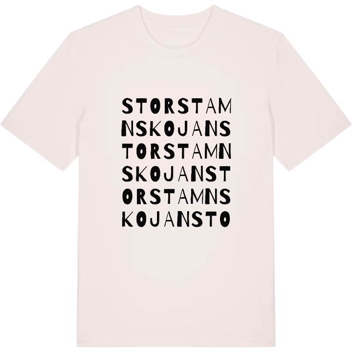 Storstamnskojan ordlek t-shirt – t-shirt från PinShirt