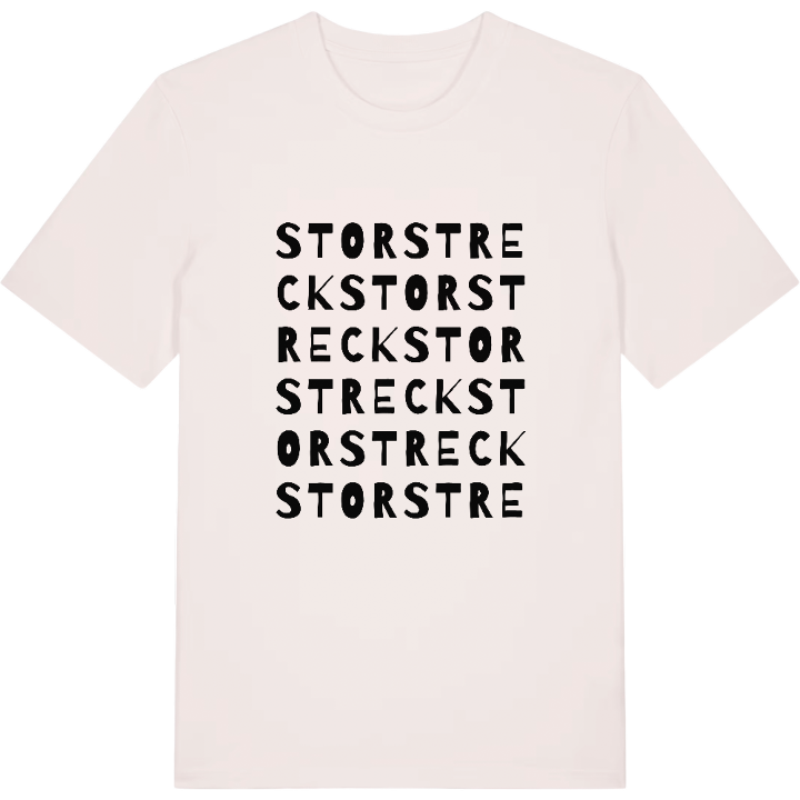 Storstreck ordlek t-shirt – t-shirt från PinShirt