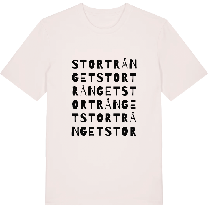 Stortrånget ordlek t-shirt – t-shirt från PinShirt